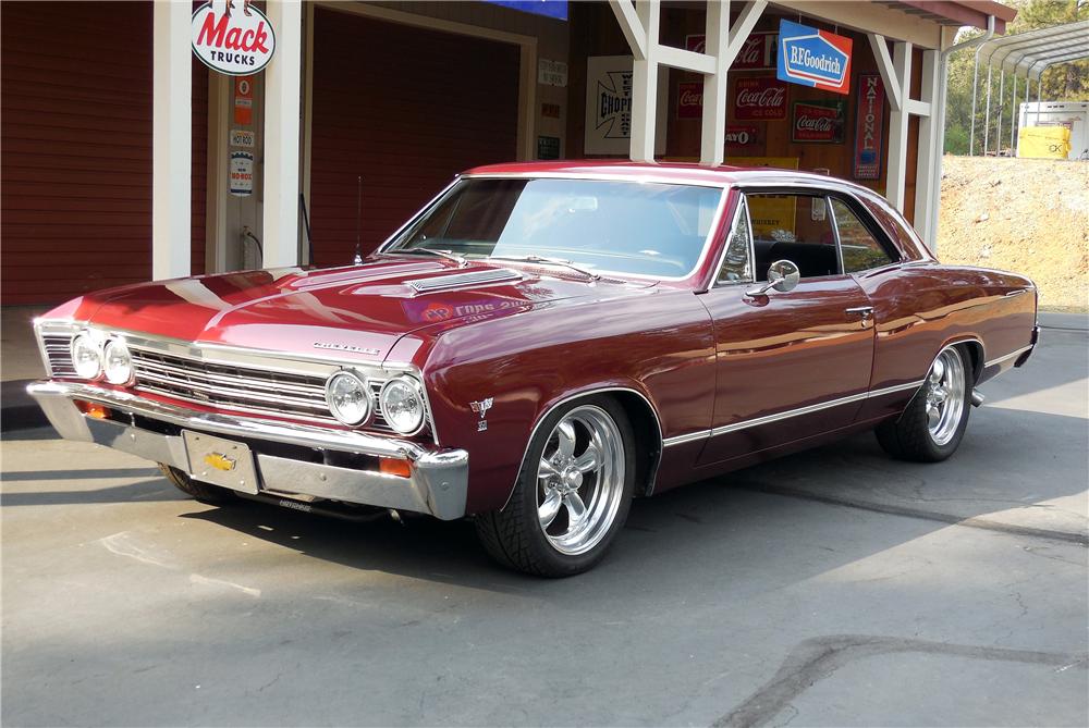 1967 CHEVROLET CHEVELLE CUSTOM 2 DOOR HARDTOP