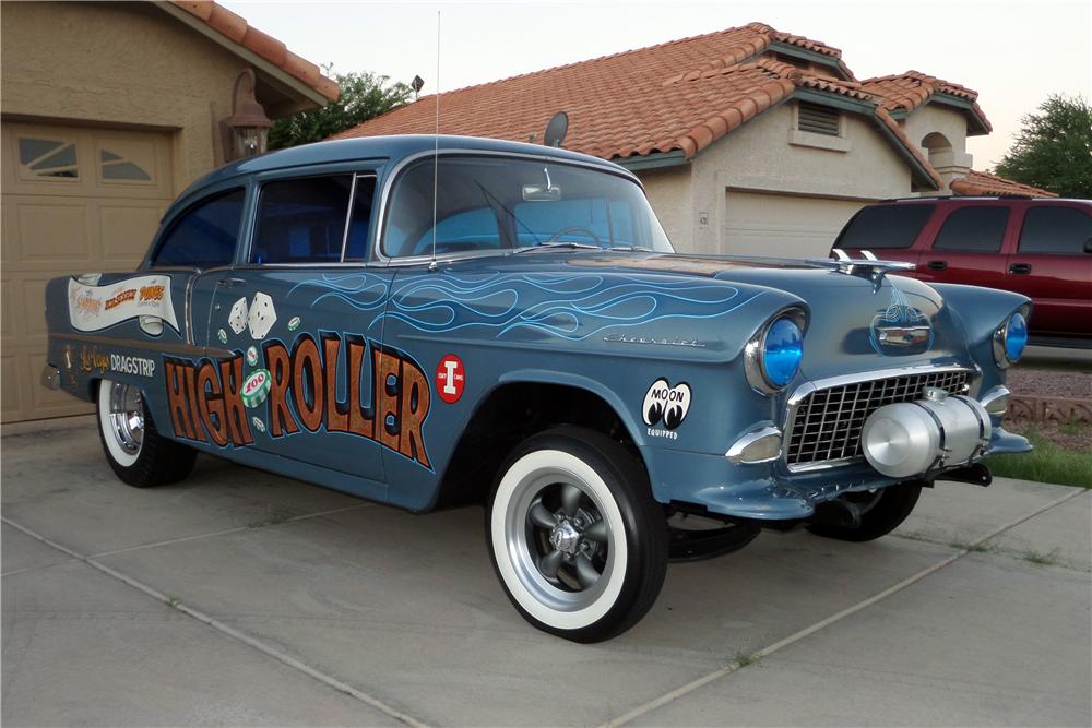 1955 CHEVROLET 150 CUSTOM 2 DOOR SEDAN