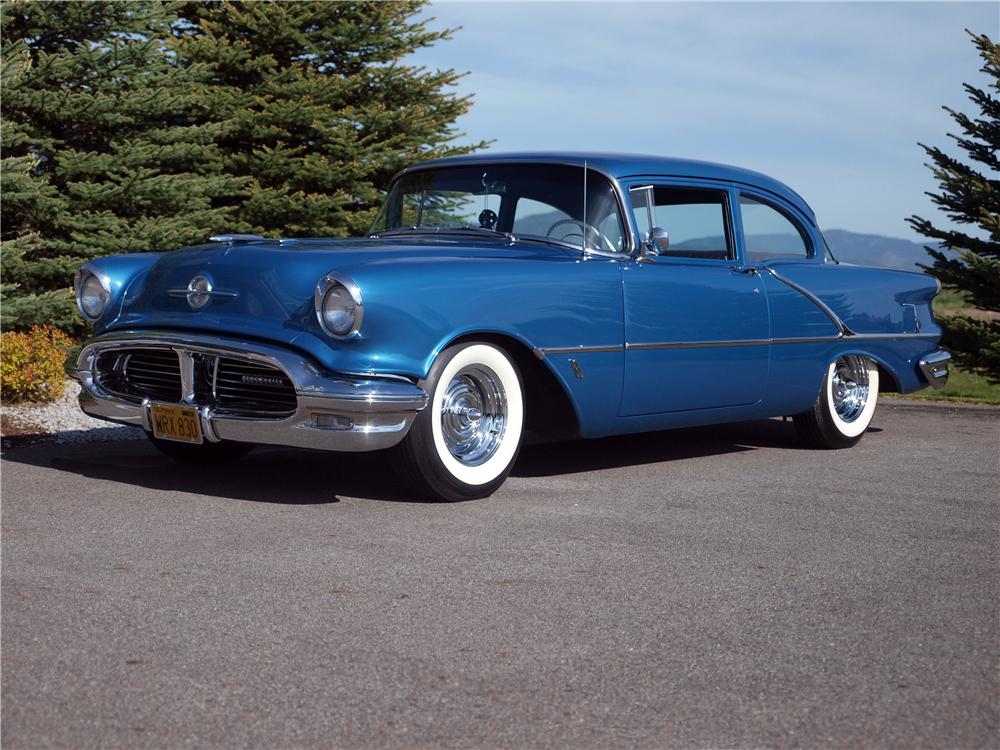 1956 OLDSMOBILE DELUXE 88 CUSTOM 2 DOOR SEDAN