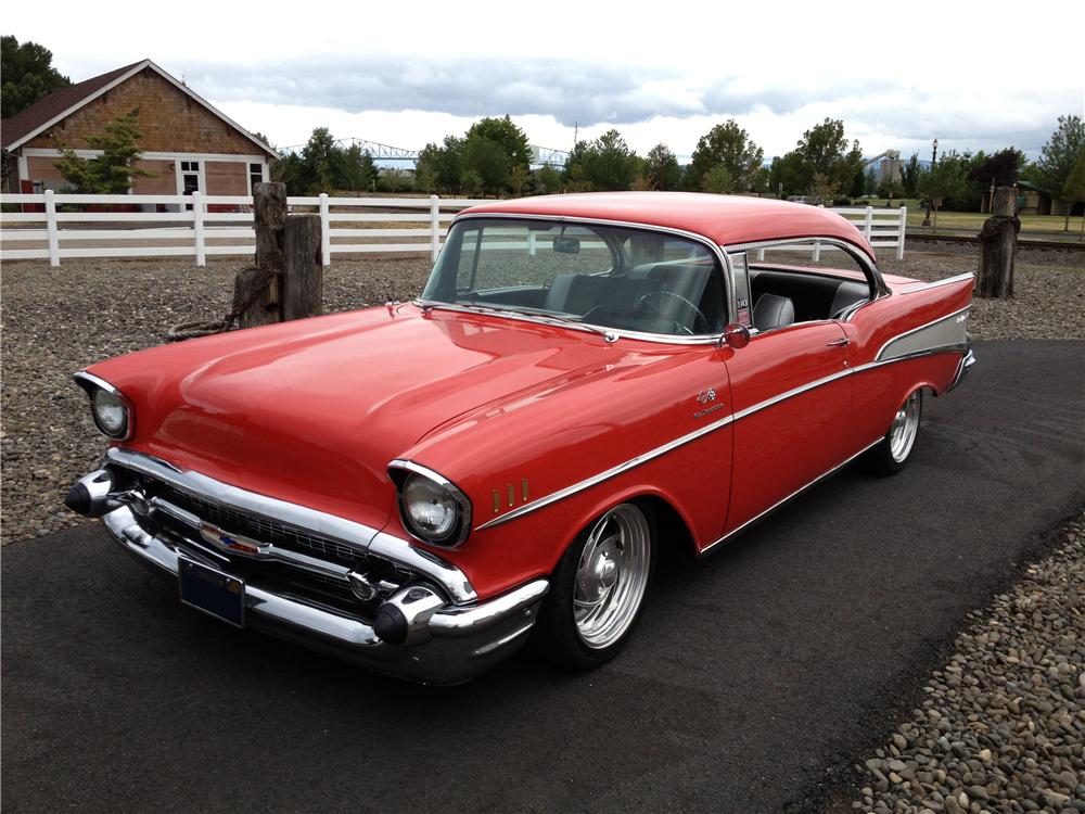 1957 CHEVROLET BEL AIR CUSTOM 2 DOOR HARDTOP