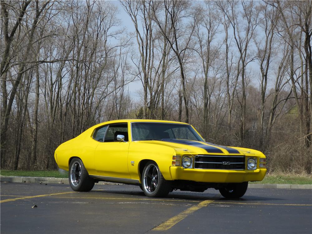 1971 CHEVROLET CHEVELLE MALIBU CUSTOM 2 DOOR COUPE