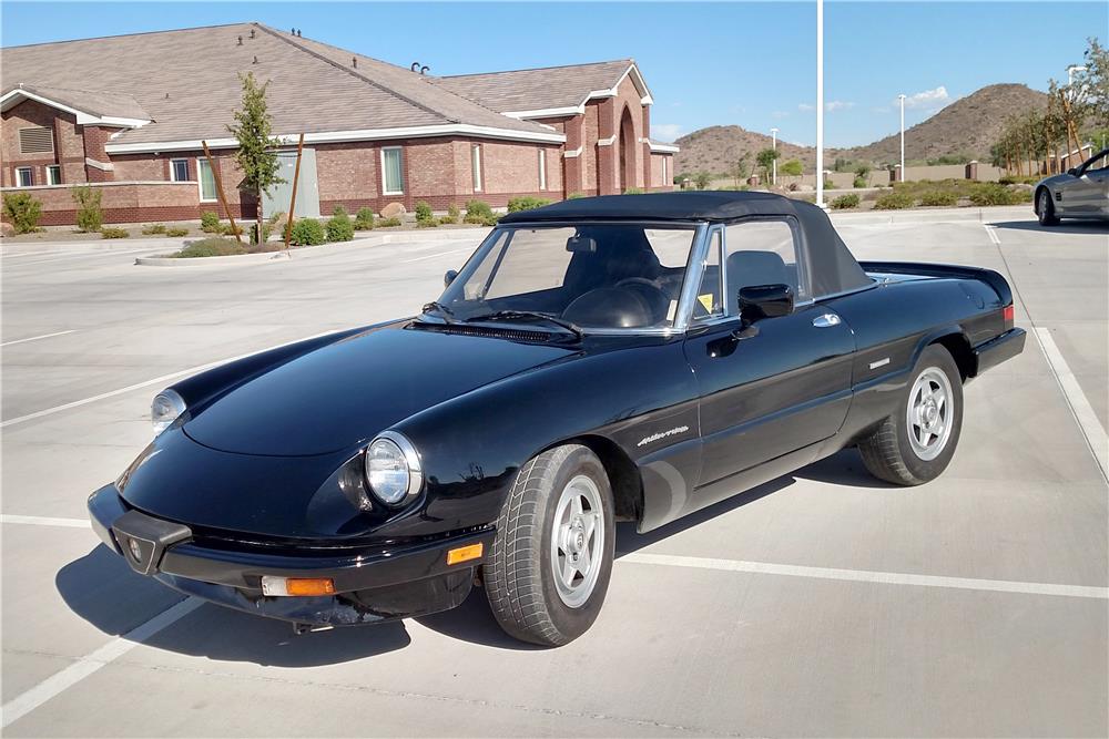 1987 ALFA ROMEO SPIDER VELOCE CONVERTIBLE