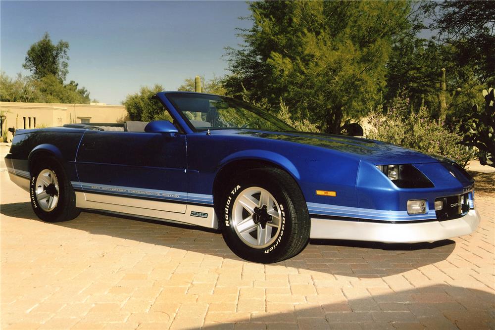 1987 CHEVROLET CAMARO Z/28 CONVERTIBLE