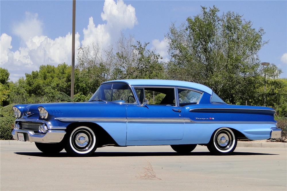 1958 CHEVROLET BISCAYNE 2-DOOR POST SEDAN