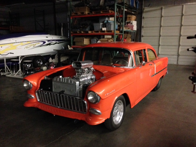 1955 CHEVROLET 210 CUSTOM 2 DOOR SEDAN