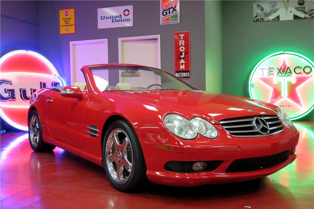 2003 MERCEDES-BENZ SL500 CONVERTIBLE