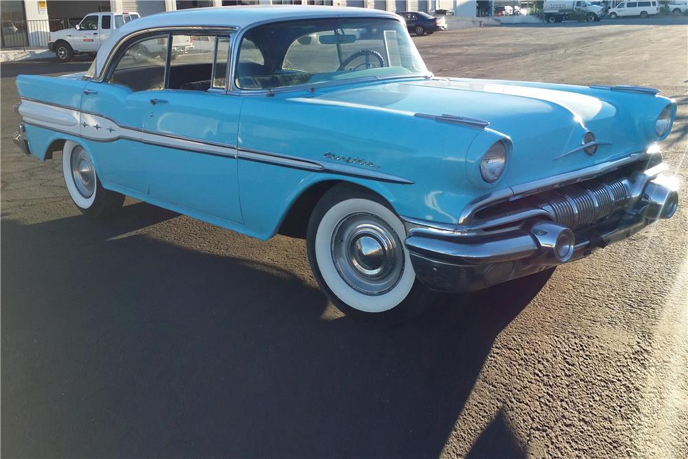 1957 PONTIAC CHIEFTAIN 4 DOOR SEDAN