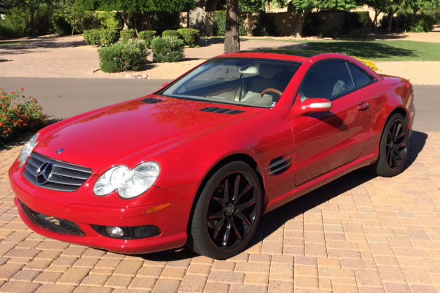 2004 MERCEDES-BENZ SL500 CONVERTIBLE