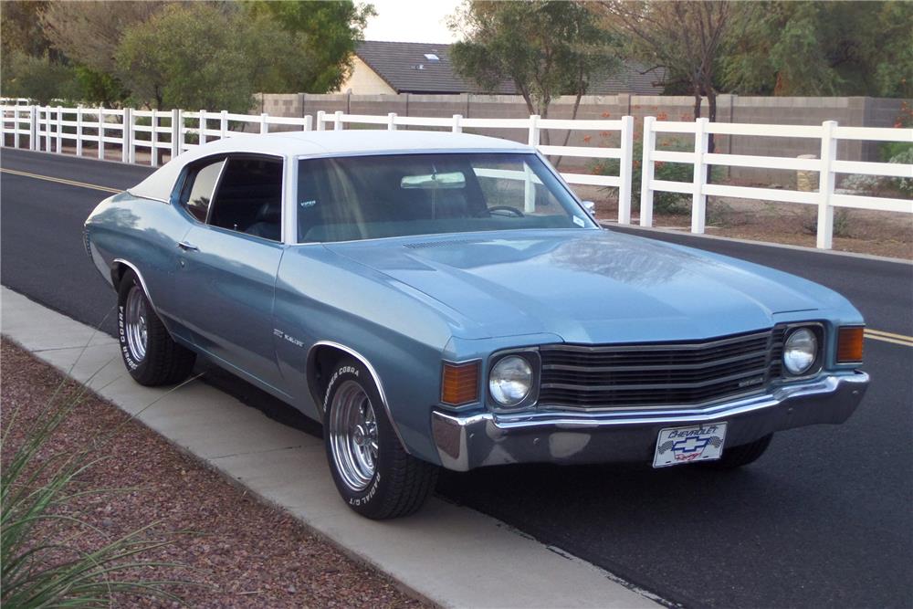 1972 CHEVROLET CHEVELLE MALIBU COUPE