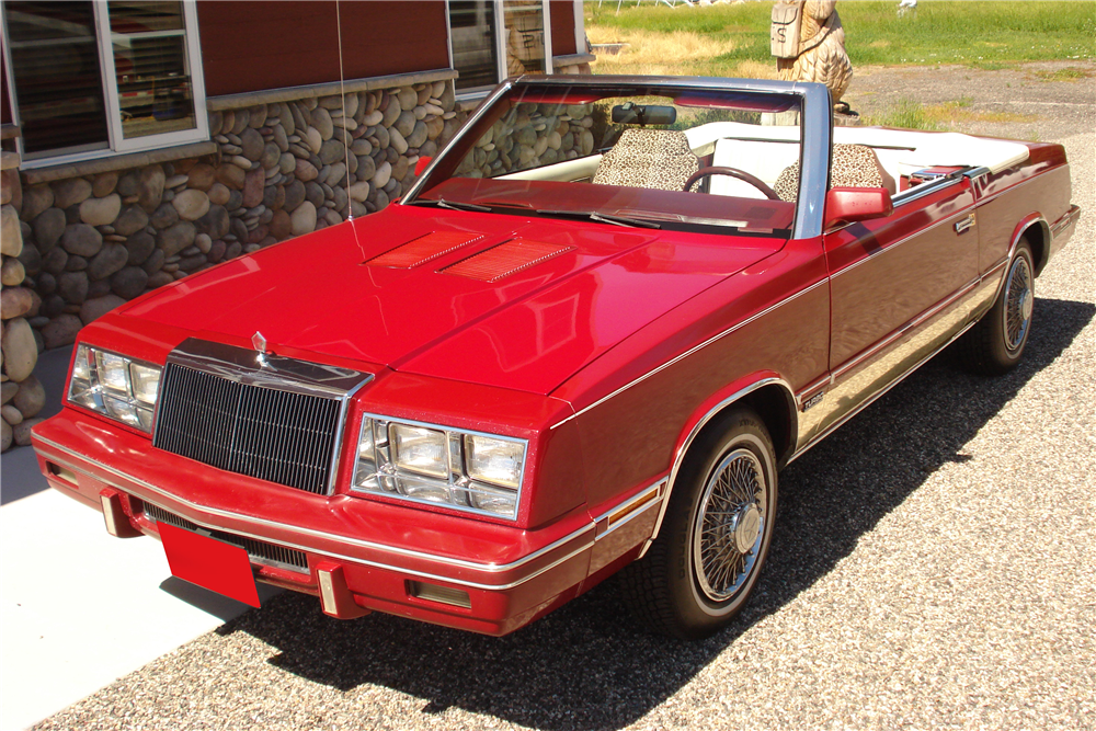 1984 CHRYSLER LEBARON CONVERTIBLE