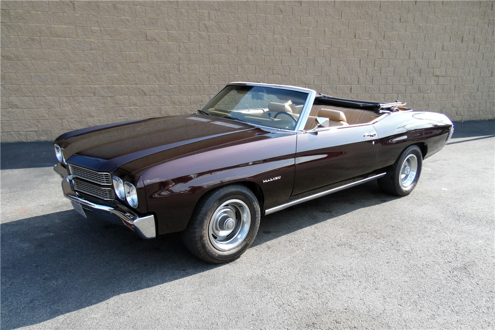 1970 CHEVROLET CHEVELLE MALIBU CONVERTIBLE