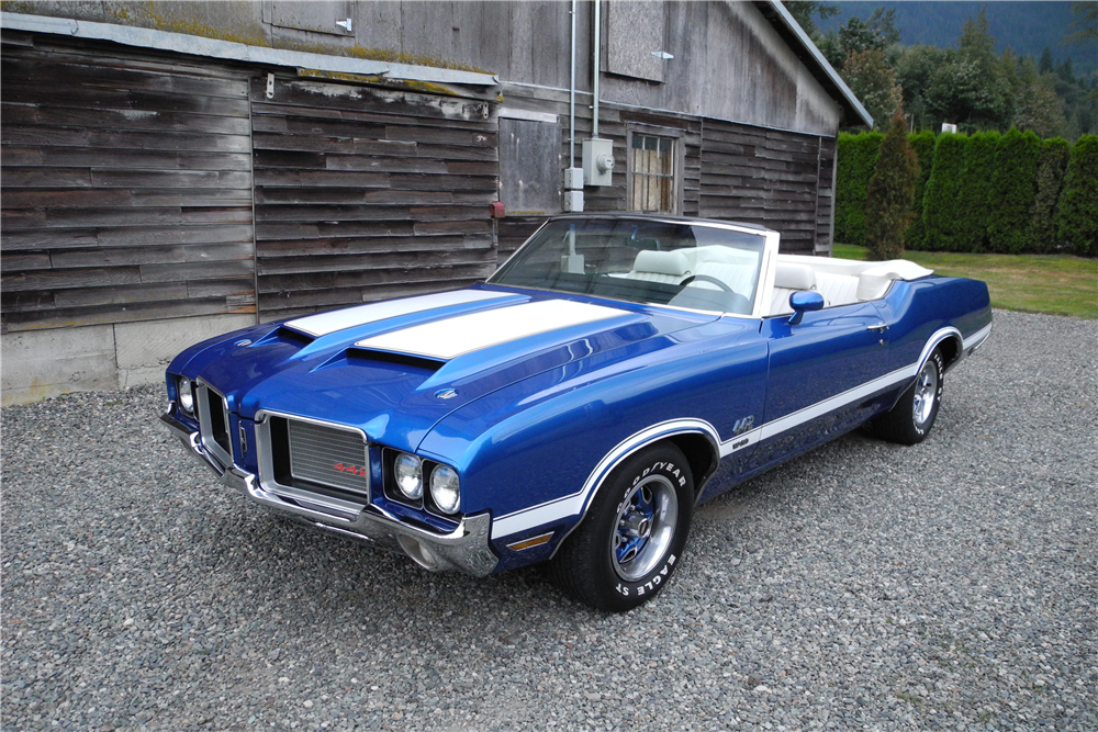 1972 OLDSMOBILE CUTLASS CONVERTIBLE 442 RE-CREATION