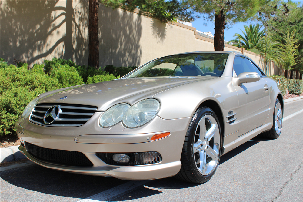 2004 MERCEDES-BENZ SL500 CONVERTIBLE