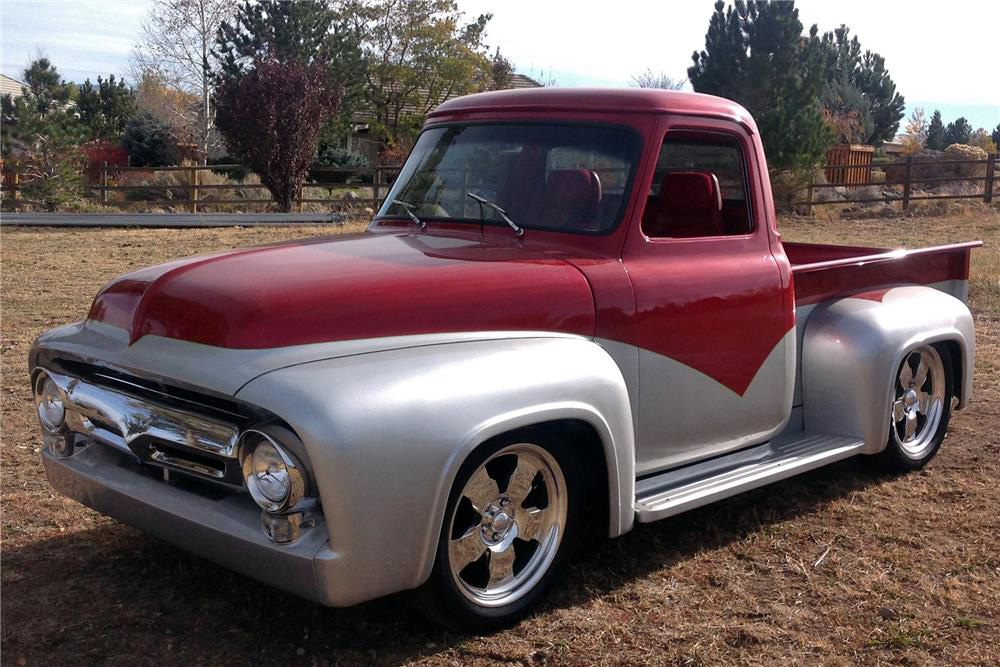 1954 FORD F-100 STEP-SIDE CUSTOM PICKUP