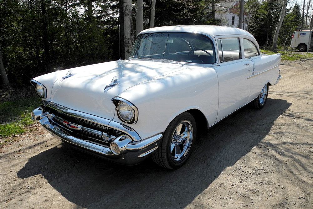 1957 CHEVROLET 150 CUSTOM 2-DOOR POST