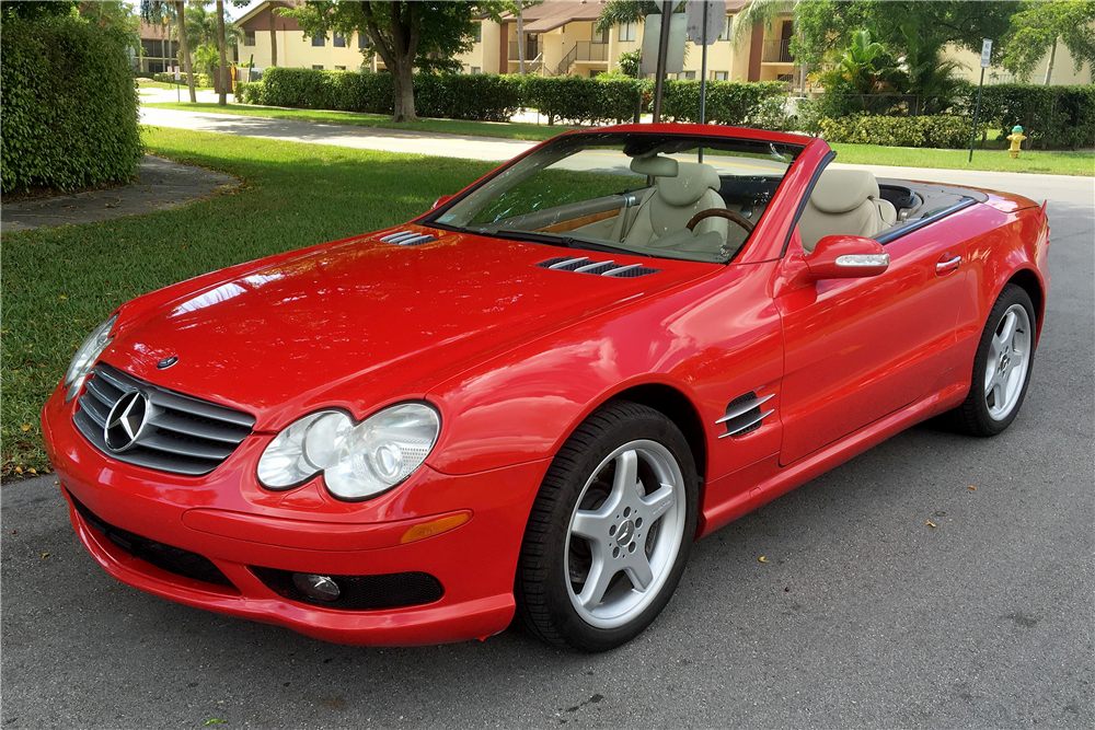 2003 MERCEDES-BENZ SL 500 CONVERTIBLE