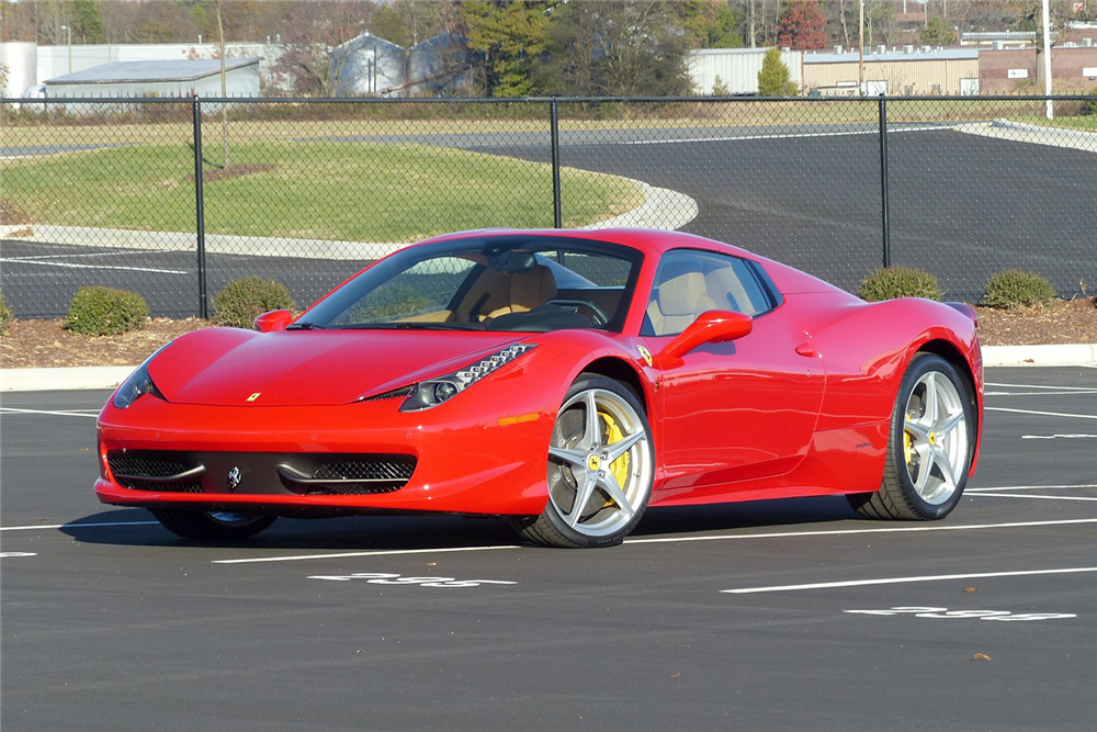 2012 FERRARI 458 SPIDER 