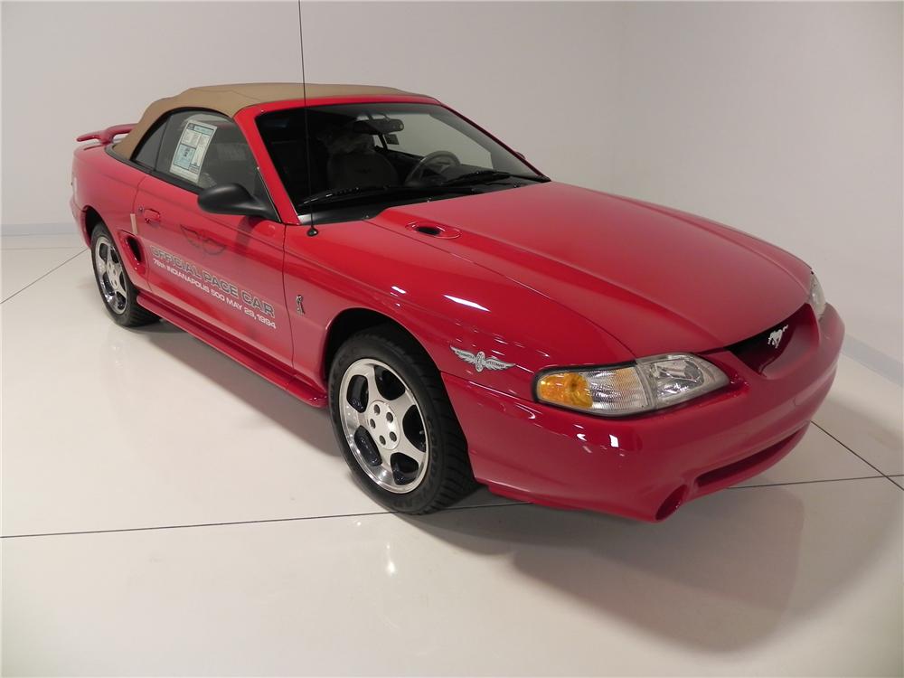 1994 FORD MUSTANG COBRA PACE CAR CONVERTIBLE