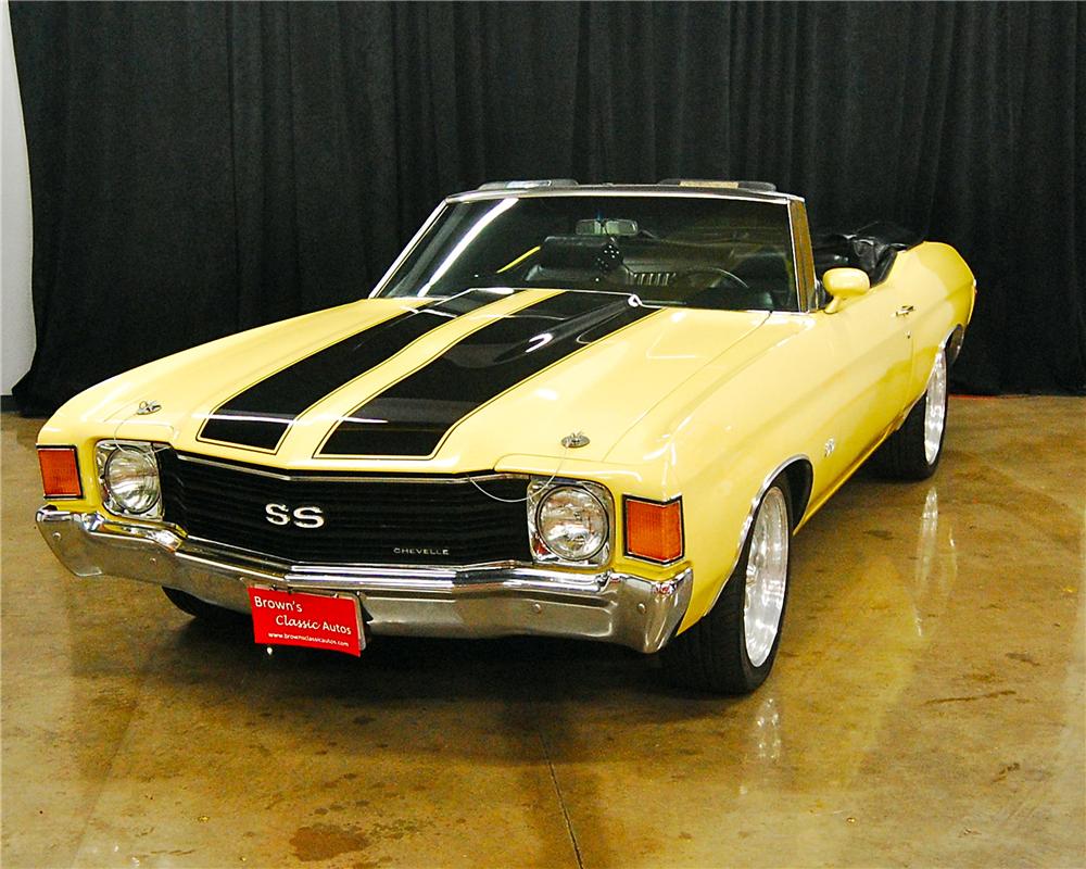 1972 CHEVROLET CHEVELLE SS CONVERTIBLE