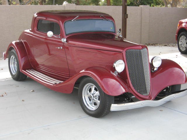 1934 FORD 3 WINDOW CUSTOM COUPE