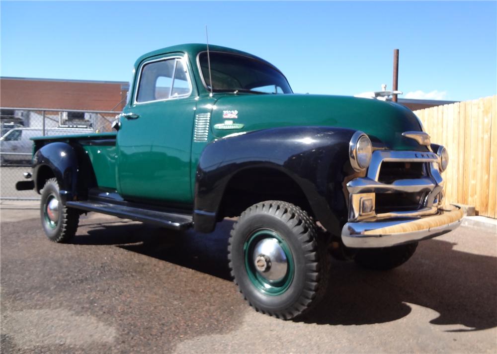 1955 CHEVROLET 5 WINDOW NAPCO 4X4 PICKUP