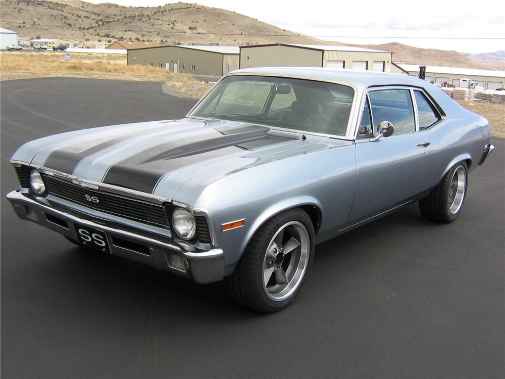 1970 CHEVROLET NOVA CUSTOM 2 DOOR COUPE