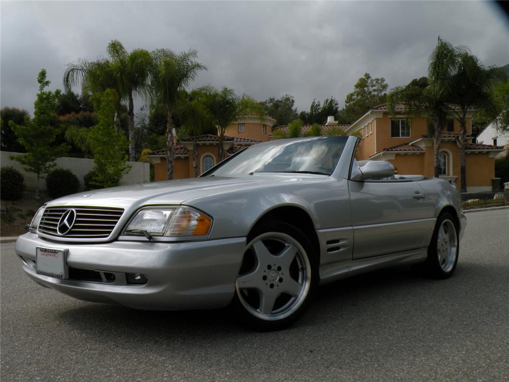 2001 MERCEDES-BENZ SL500 CONVERTIBLE