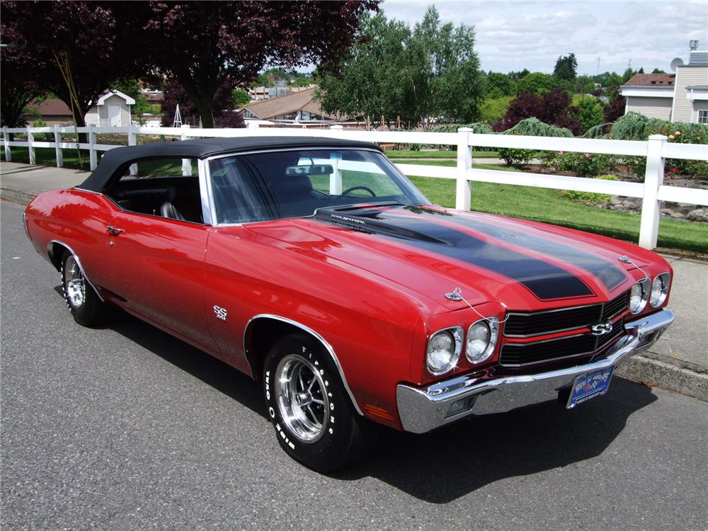 1970 CHEVROLET CHEVELLE SS 396 CONVERTIBLE