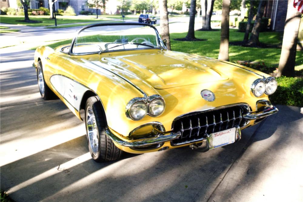 1958 CHEVROLET CORVETTE CUSTOM CONVERTIBLE