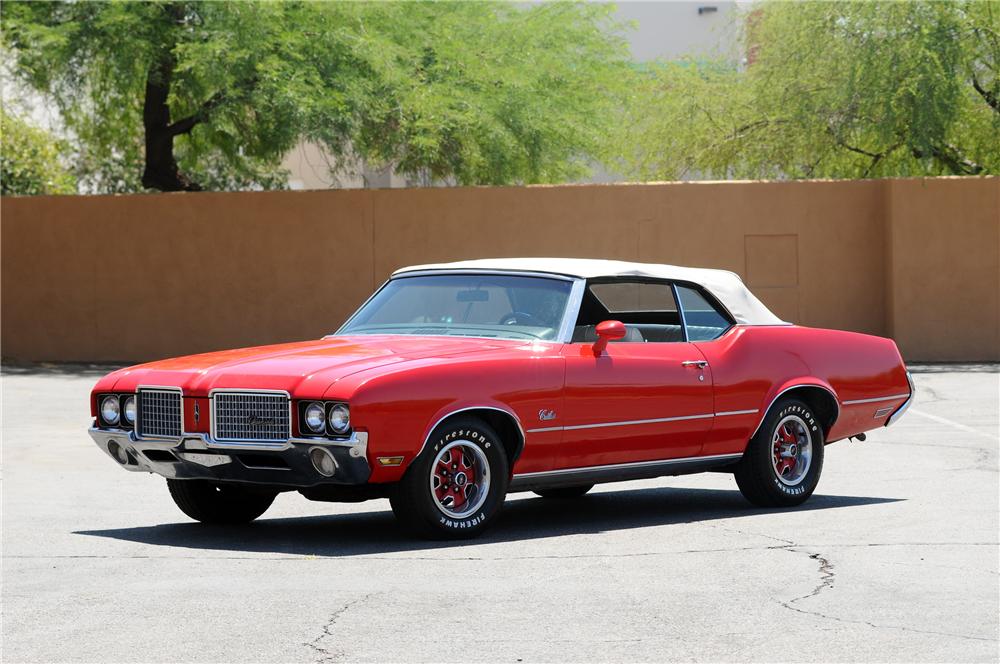 1972 OLDSMOBILE CUTLASS CONVERTIBLE