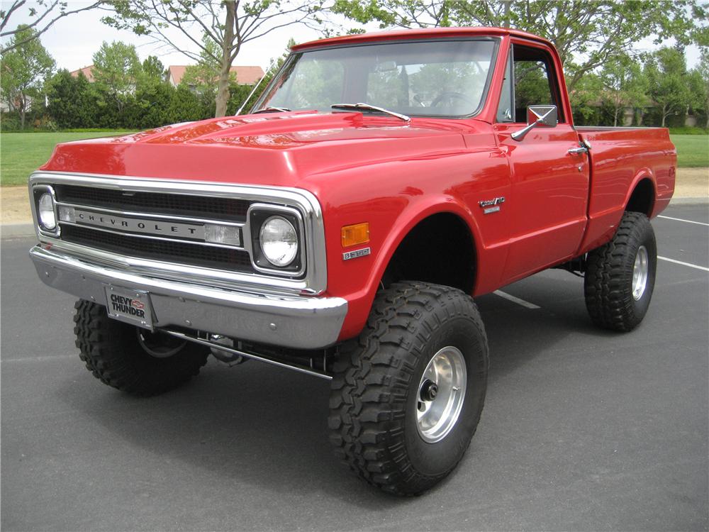 1971 CHEVROLET FLEETSIDE CUSTOM 4X4 SHORTBED PICKUP