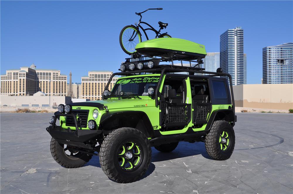 2010 JEEP WRANGLER 4 DOOR CUSTOM SUV