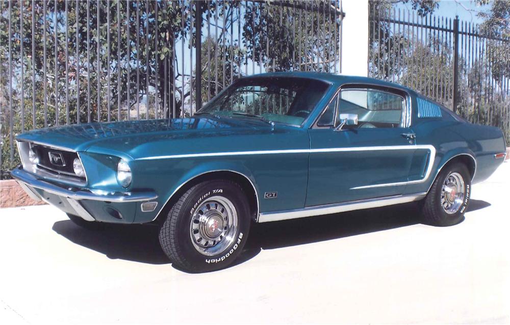 1968 FORD MUSTANG GT FASTBACK