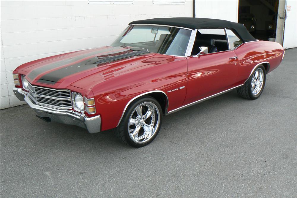 1971 CHEVROLET CHEVELLE MALIBU CUSTOM CONVERTIBLE