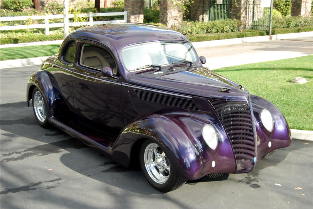 1937 FORD 5 WINDOW 2 DOOR CUSTOM COUPE