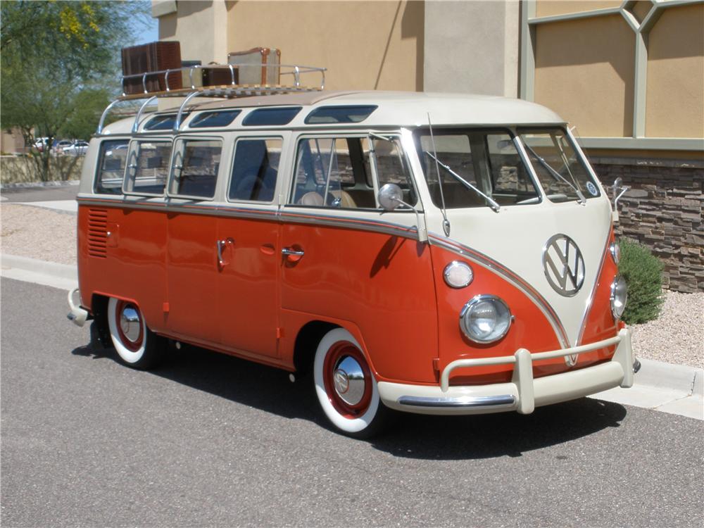 1965 VOLKSWAGEN 21 WINDOW CUSTOM SAMBA BUS