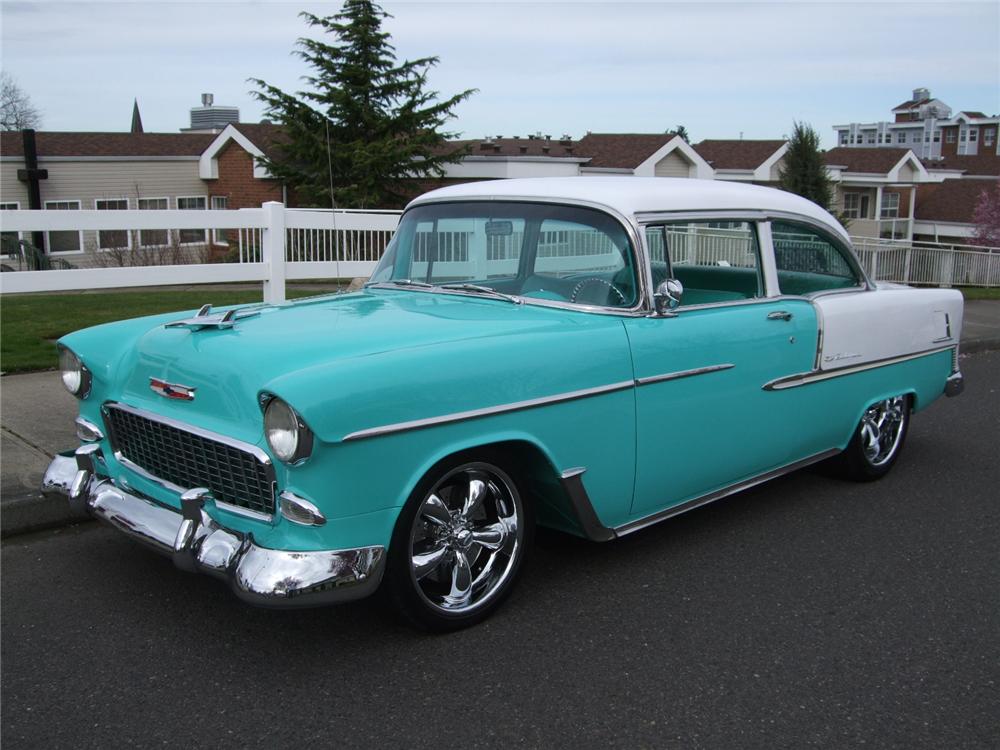 1955 CHEVROLET 150 2 DOOR CUSTOM SEDAN