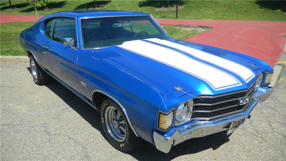 1972 CHEVROLET CHEVELLE 2 DOOR CUSTOM COUPE