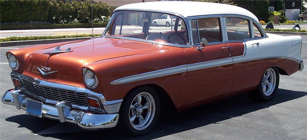 1956 CHEVROLET BEL AIR 4 DOOR CUSTOM SEDAN