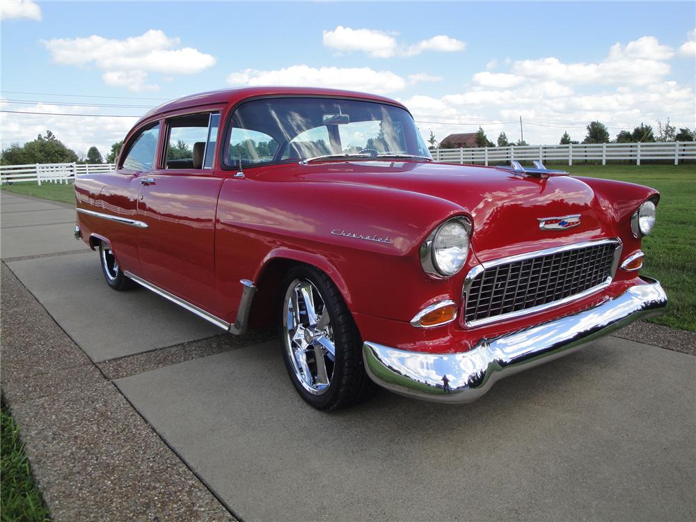 1955 CHEVROLET 150 CUSTOM 2 DOOR SEDAN