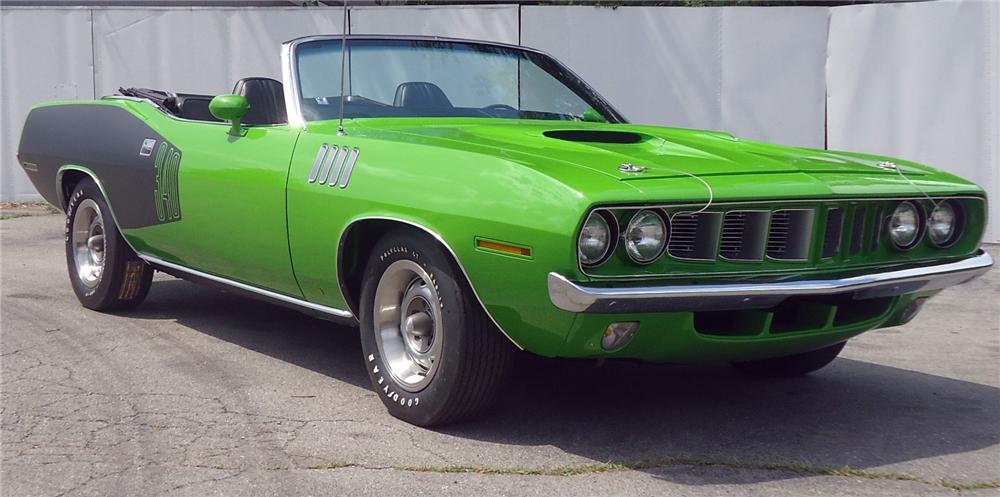 1971 PLYMOUTH 'CUDA CONVERTIBLE