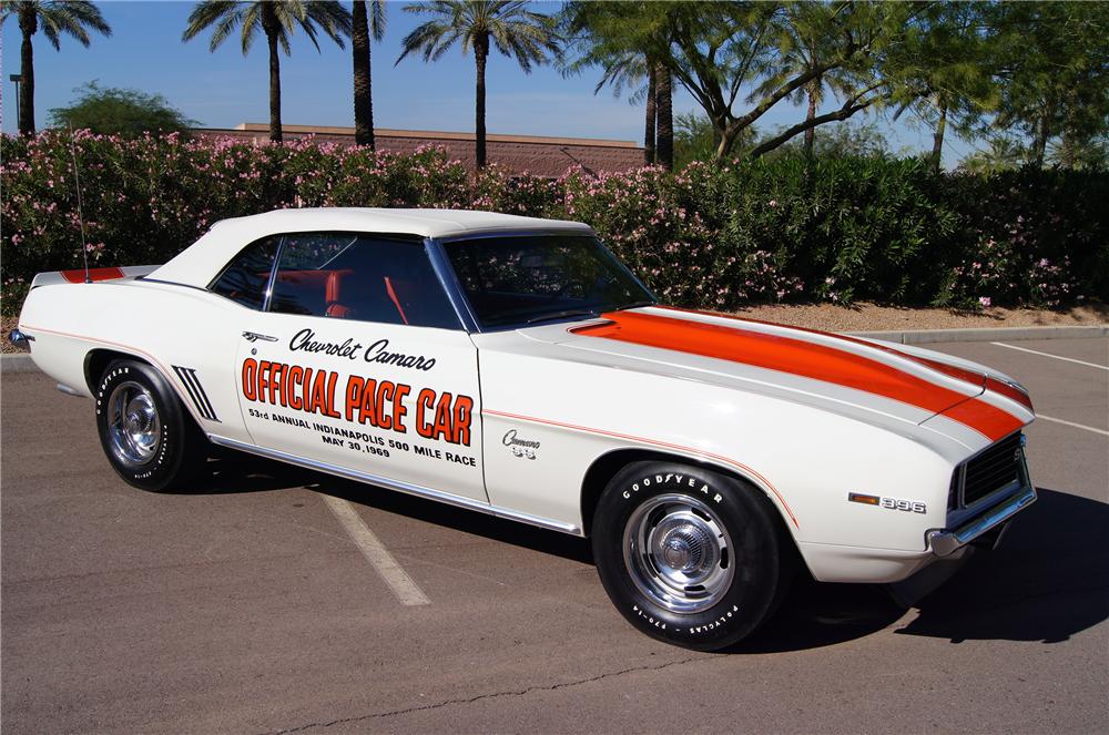 1969 CHEVROLET CAMARO RS/SS PACE CAR CONVERTIBLE