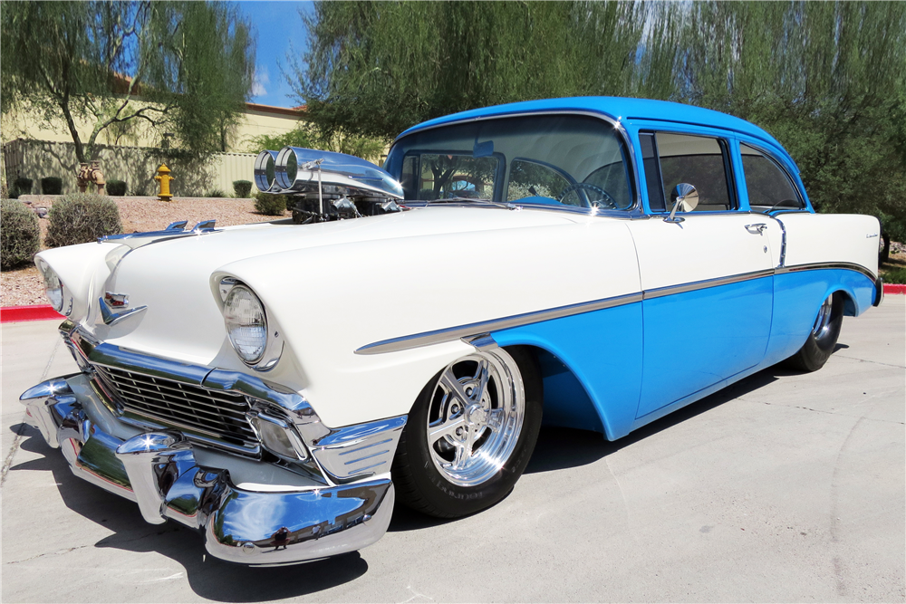 1956 CHEVROLET 210 CUSTOM 2 DOOR POST