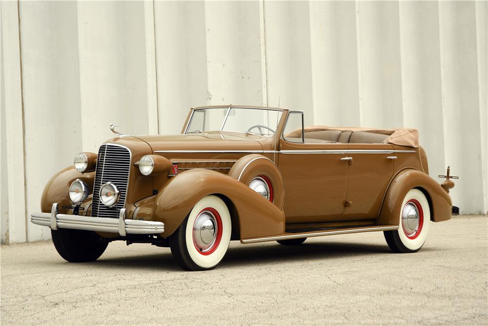 1936 CADILLAC SERIES 75 V8 CONVERTIBLE SEDAN