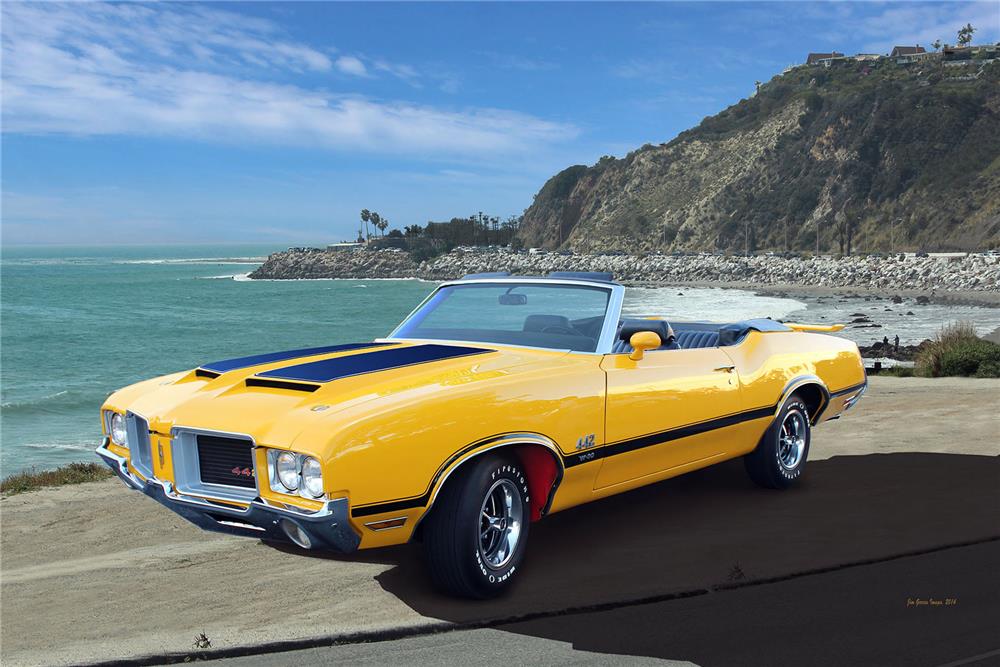 1971 OLDSMOBILE 442 W30 CONVERTIBLE