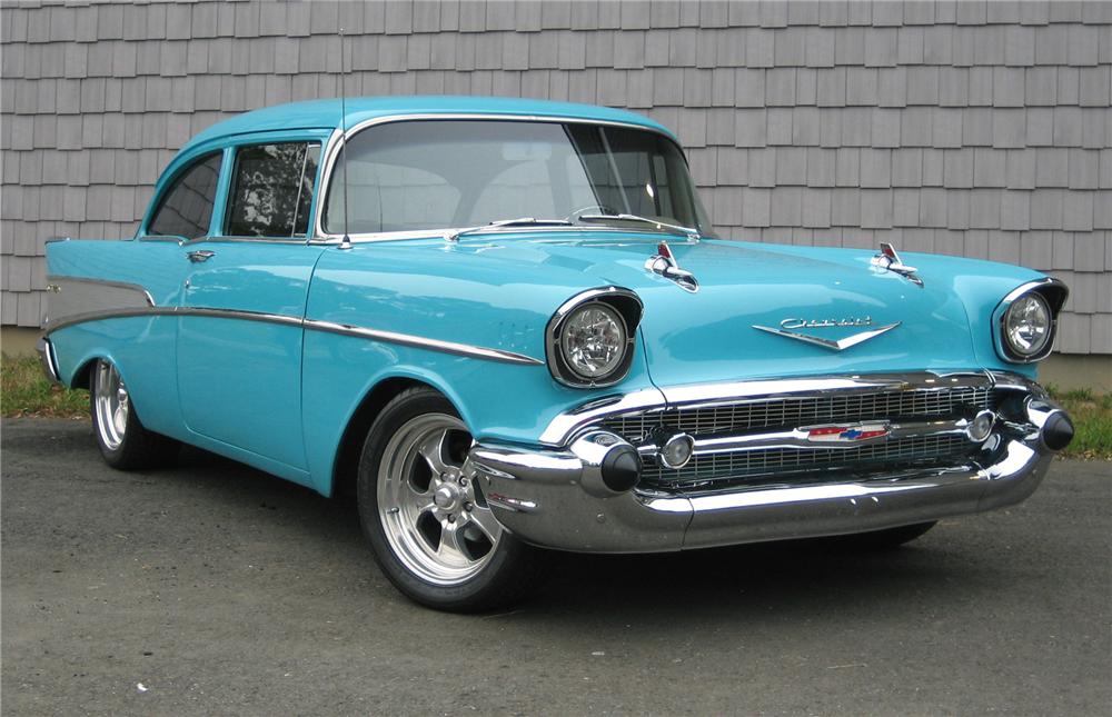 1957 CHEVROLET 210 2 DOOR CUSTOM HARDTOP