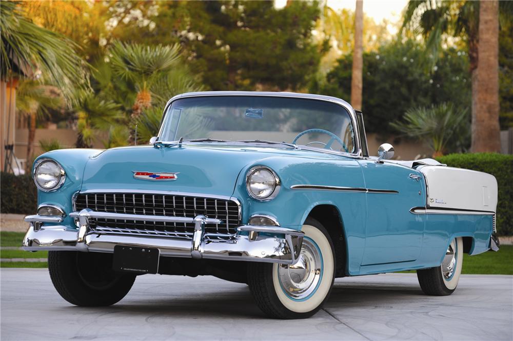 1955 CHEVROLET BEL AIR 2 DOOR CONVERTIBLE