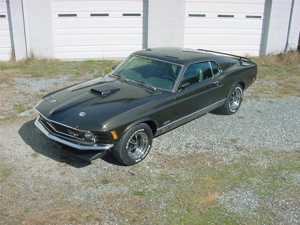 1970 FORD MUSTANG MACH 1 FASTBACK