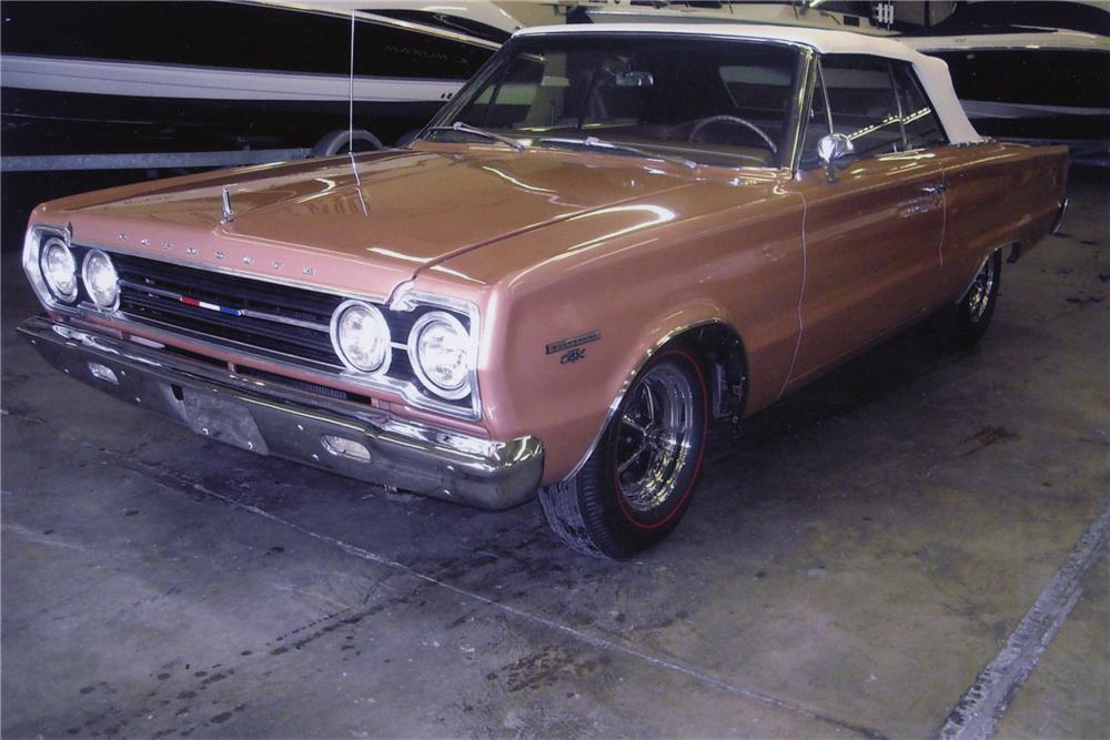 1967 PLYMOUTH BELVEDERE 2 DOOR CONVERTIBLE