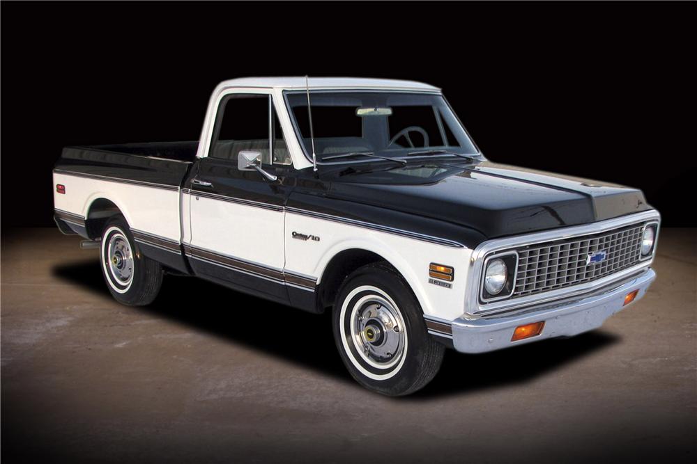 1971 CHEVROLET C-10 SHORT BED PICKUP